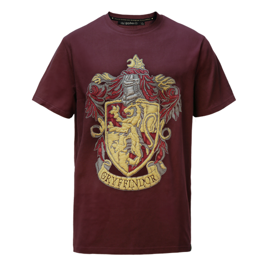 Gryffindor Embroidery Print T-Shirt