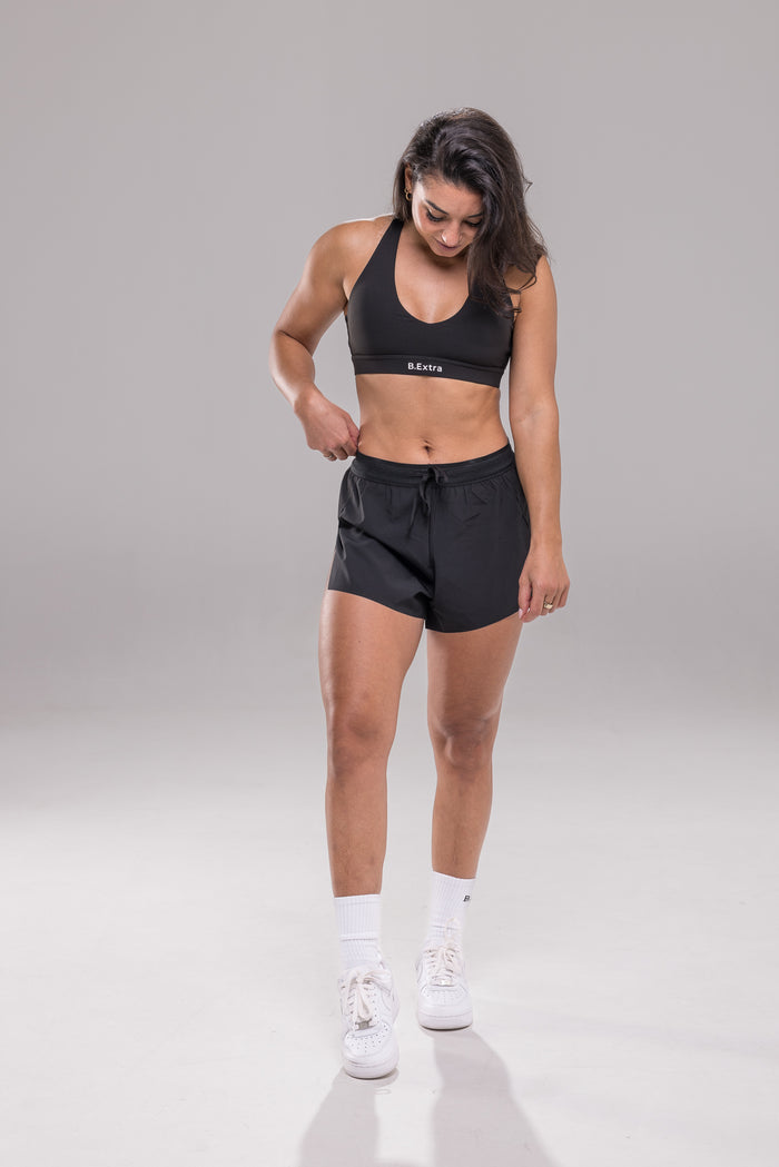 Halo Short Mid Rise - Black