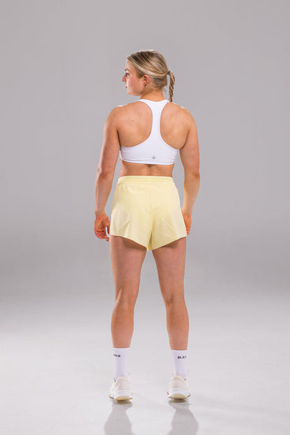 Halo Short Mid|High Rise  - Lemon Butter