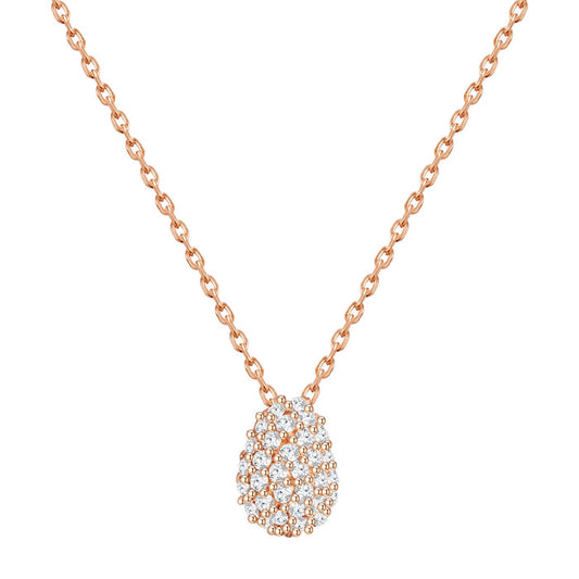 Halskette roségold mit Zirkonia