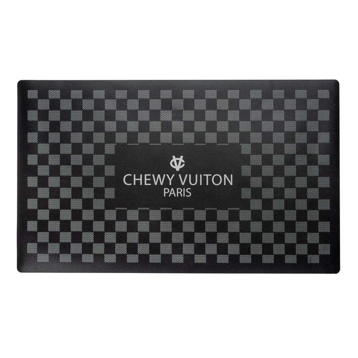 Haute Diggity Dog Black Checker Chewy Vuiton Placemat