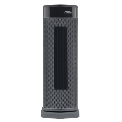 HeatFlux 2kw Digital Ceramic Tower Fan Heater with Remote Control - Grey