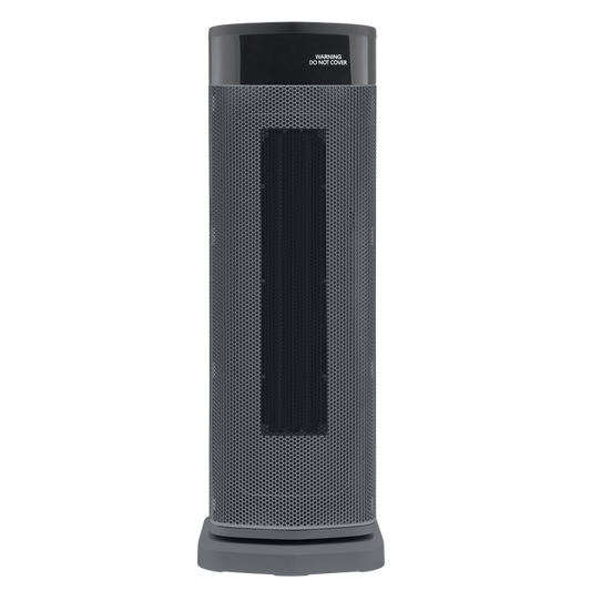 HeatFlux 2kw Digital Ceramic Tower Fan Heater with Remote Control - Grey