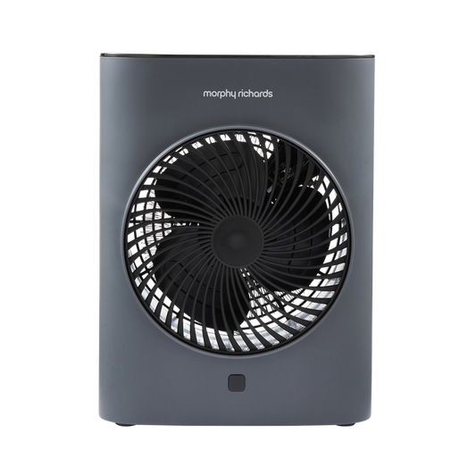 HeatFlux 2kw Upright Fan Heater with Remote Control - Grey