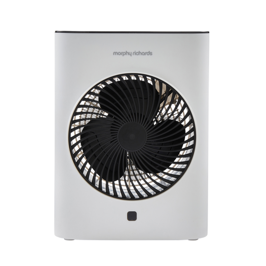 HeatFlux 2kw Upright Fan Heater with Remote Control - White