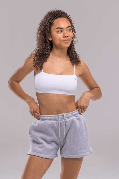 Heavy Blend Jogger Short - Heather Grey