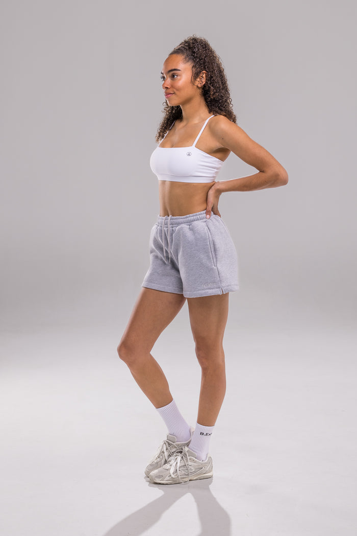 Heavy Blend Jogger Short - Heather Grey