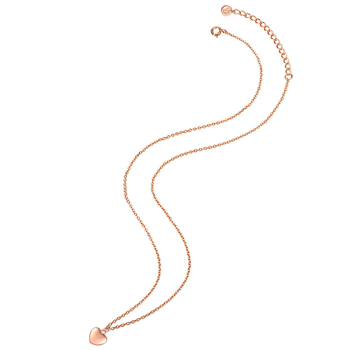 Herz Kette roségold