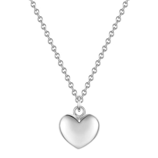Herz Kette silber