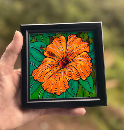 Hibiscus Framed Art