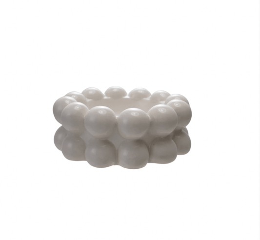 Creative Co-op Hobnail Trinket Bowl