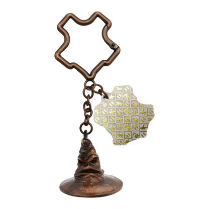 Hogwarts Crest Sorting Hat Keyring