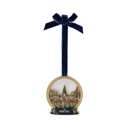 Hogwarts Great Hall Metal Snow Globe Ornament