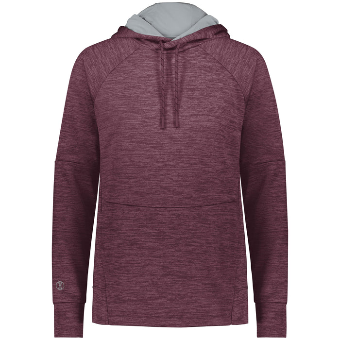 Maroon Heather/Silver / S