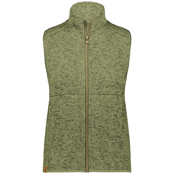 Holloway Women's Alpine Sweater Fleece Vest