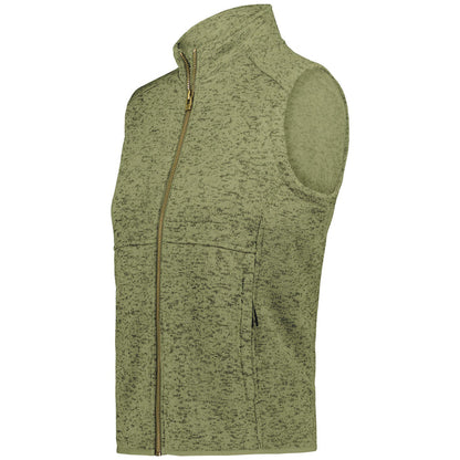 no-logo Holloway Ladies Alpine Sweater Fleece Vest-Holloway-Thread Logic