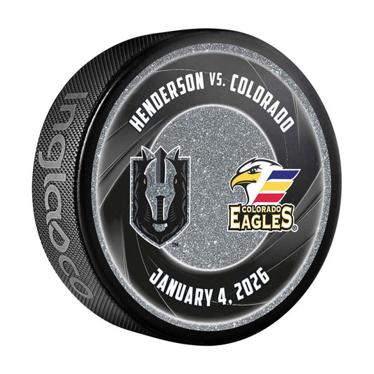 HSK vs COL Match-up Puck-1/4/2026 - Vegas Team Store