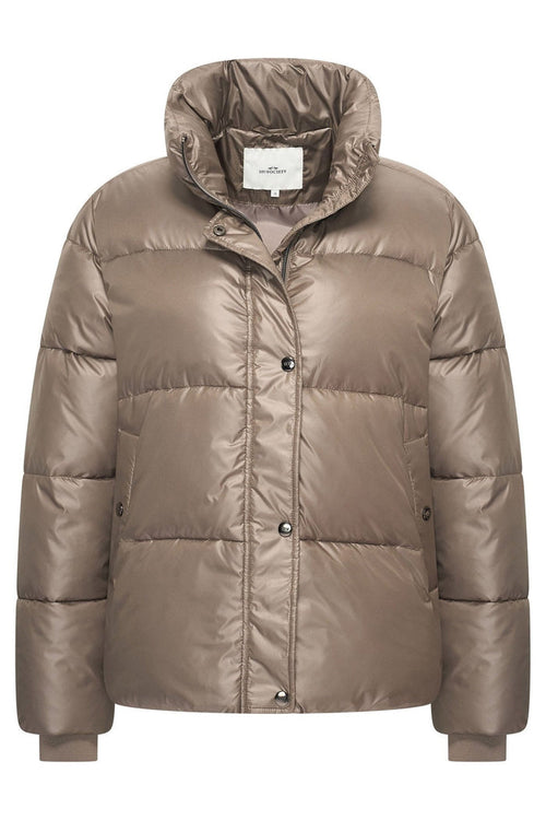 HV Society 0401103752 HVSAdan Dark Taupe Padded Jacket - Dotique - HV Society
