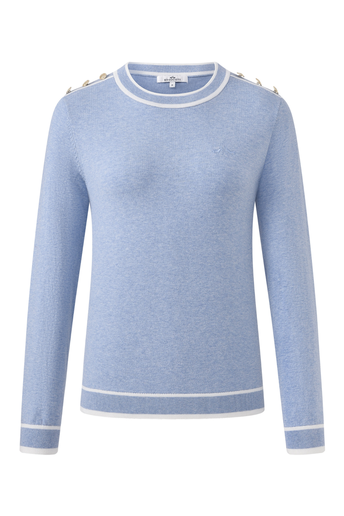 HV Society Jumper HVSXanna Light Blue 0409103854 light blue jumper Shop HV Society at Dotique