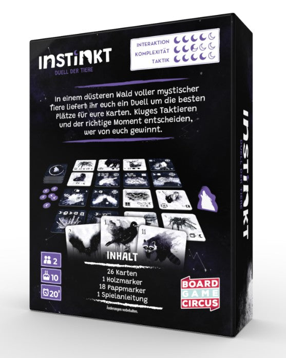 Instinkt - Tierisches taktisches Kartenlege-Duell