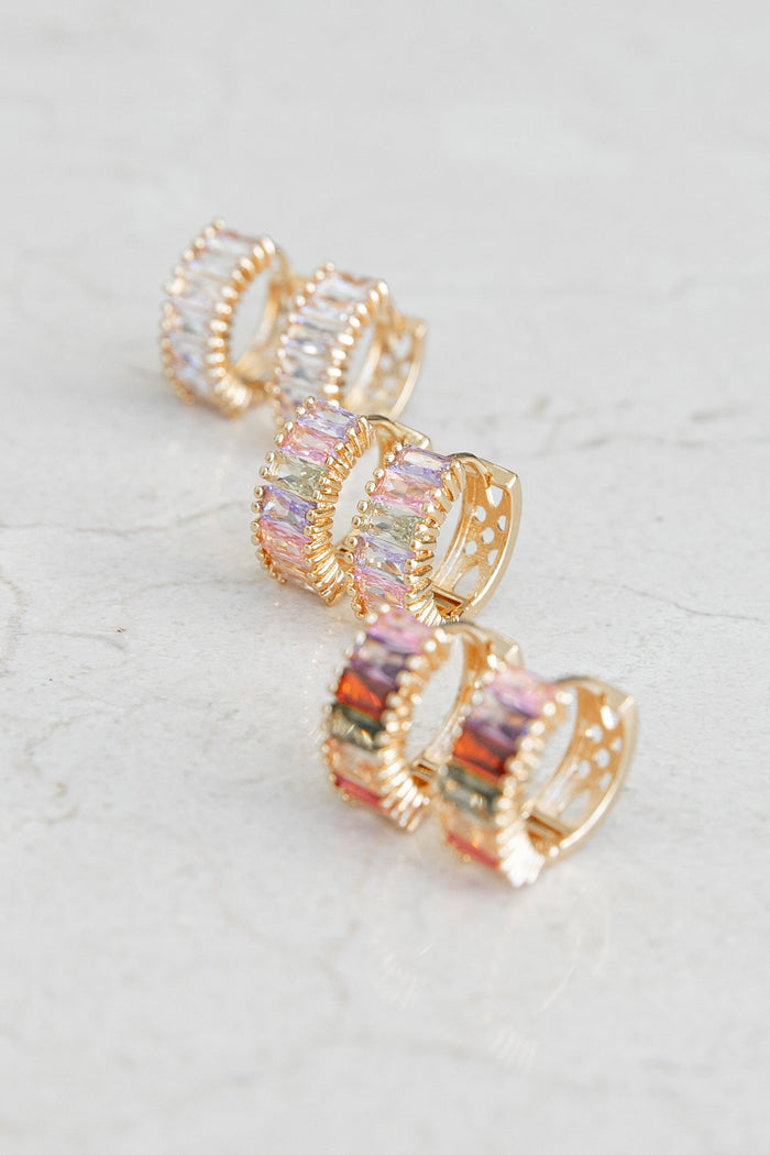 Petal and Pup USA ACCESSORIES Isla 3 Pack Earrings Set - Multi One Size