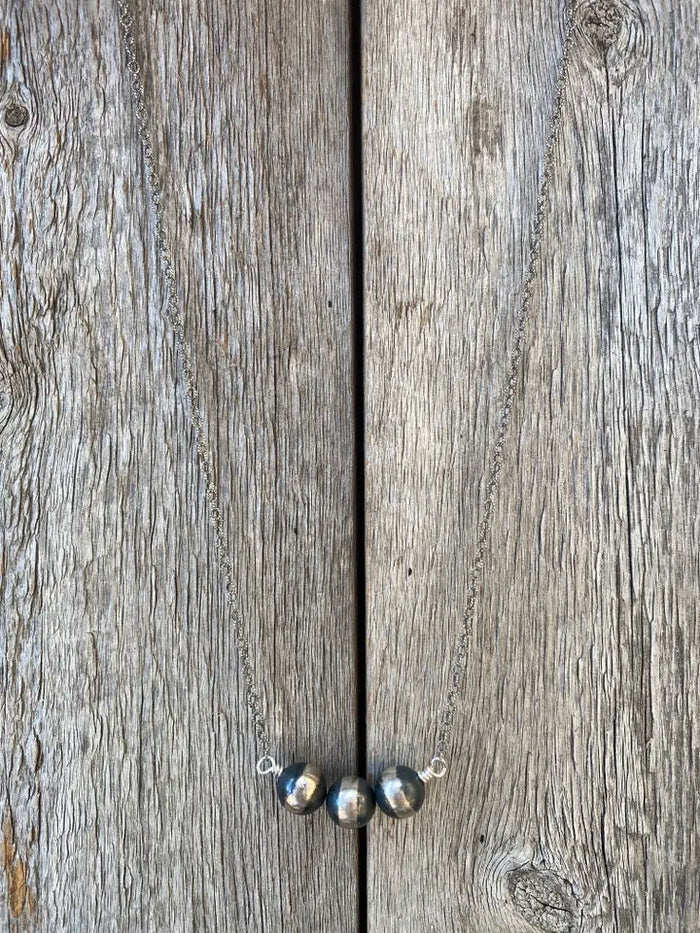 J Forks Navajo Pearl Everyday Necklace