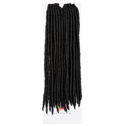 Janet Collection Crochet Havana Mambo Faux Locs 14" in colour 2 dark brown