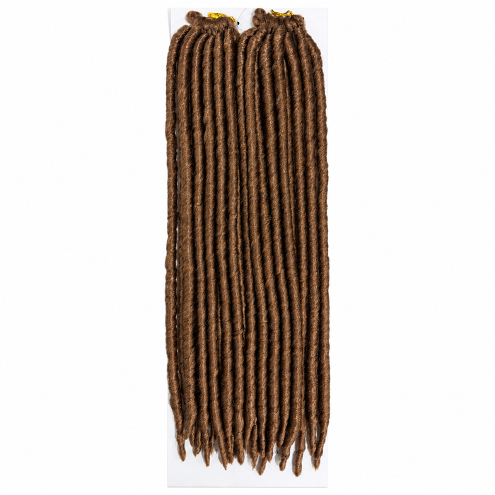 Janet Collection Crochet Havana Mambo Faux Locs 14" in colour 27 Honey Blonde