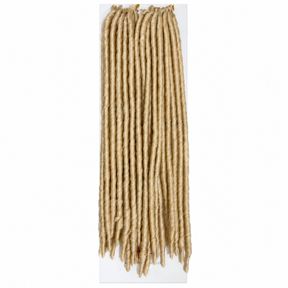 Janet Collection Crochet Havana Mambo Faux Locs 14" in colour 613 Light Blonde