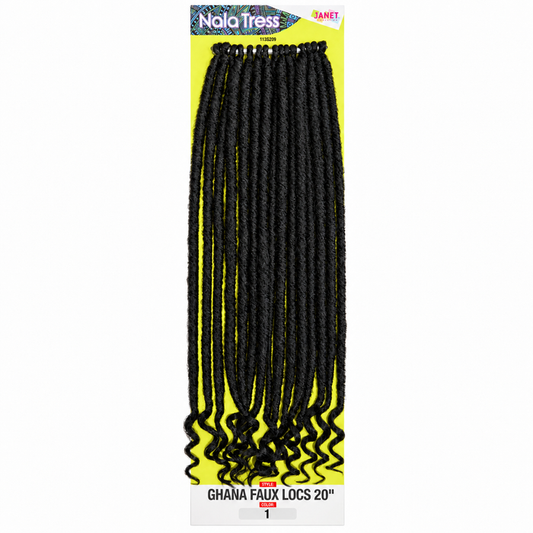 Janet Collection Nala Tress Ghana Faux Locs 20"