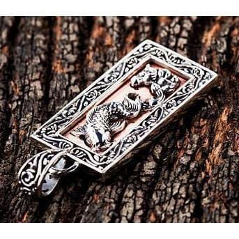 Japanese Koi Silver Pendant [3]