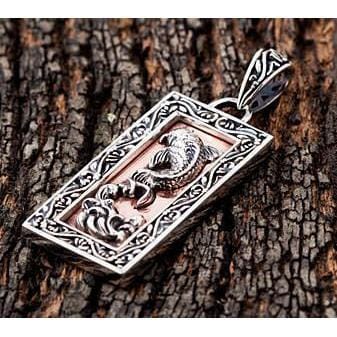 Japanese Koi Silver Pendant [5]