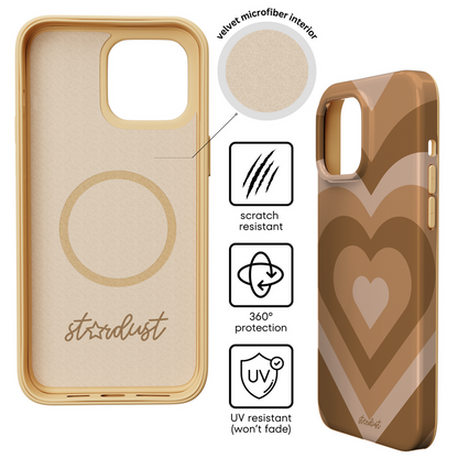 Java Hearts MagSafe iPhone Case