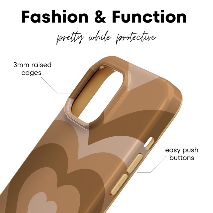 Java Hearts MagSafe iPhone Case