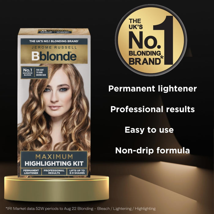 Jerome Russell Bblonde Maximum Highlighting Kit No.1 For Light to dark brown hair benefits