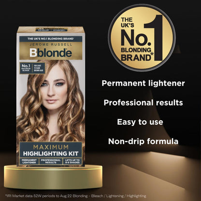 Jerome Russell Bblonde Maximum Highlighting Kit No.1 For Light to dark brown hair benefits