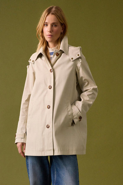 The Joules Rainmore coat is a stylish solution to unpredictable weather. Shop Joules at Dotique.
