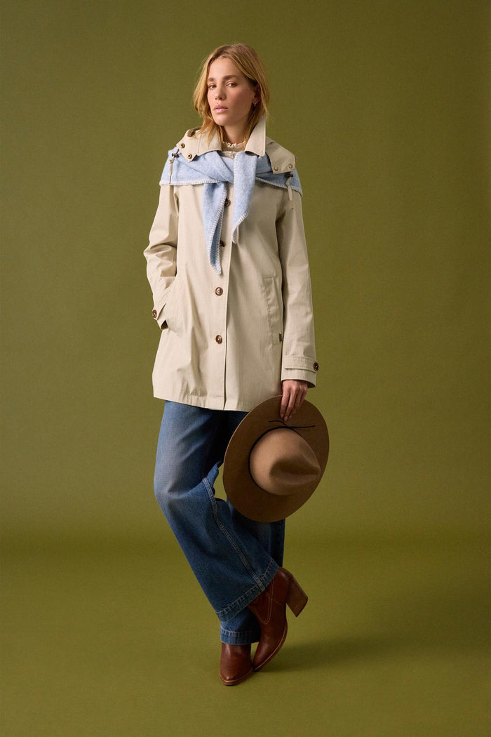 The Joules Rainmore coat is a stylish solution to unpredictable weather. Shop Joules at Dotique.