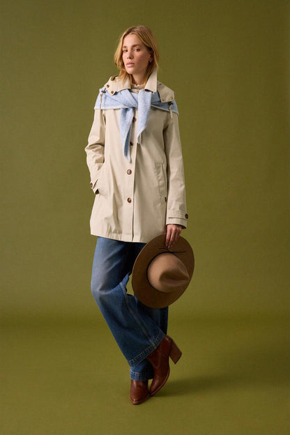 The Joules Rainmore coat is a stylish solution to unpredictable weather. Shop Joules at Dotique.