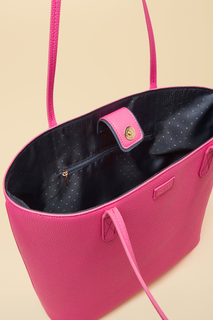 Shop Joules at Dotique for colourful, feel-good womenswear. From everyday Breton tops to cosy fleeces and dresses, discover timeless British style. Shop Joules Jemima Pink Shopper bag at Dotique.