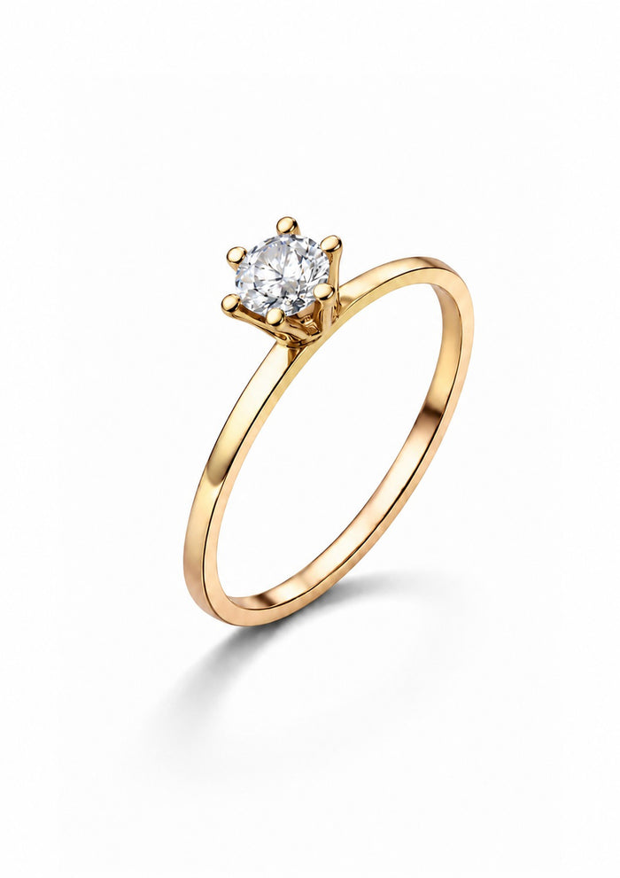 Juliette Diamantring 0,10-0,75 ct | Vigsel / Förlovningsring 18k. Guld