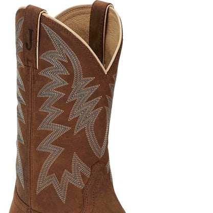 Justin Men's Big Bucks Western Boot in Brown Cowhide