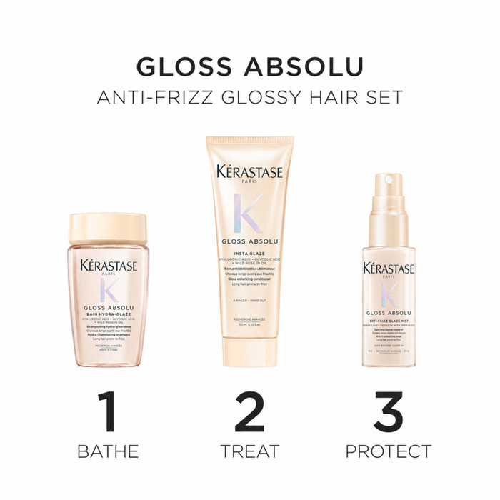 Kérastase Gloss Absolu Discovery Set for Hair Prone to Frizz