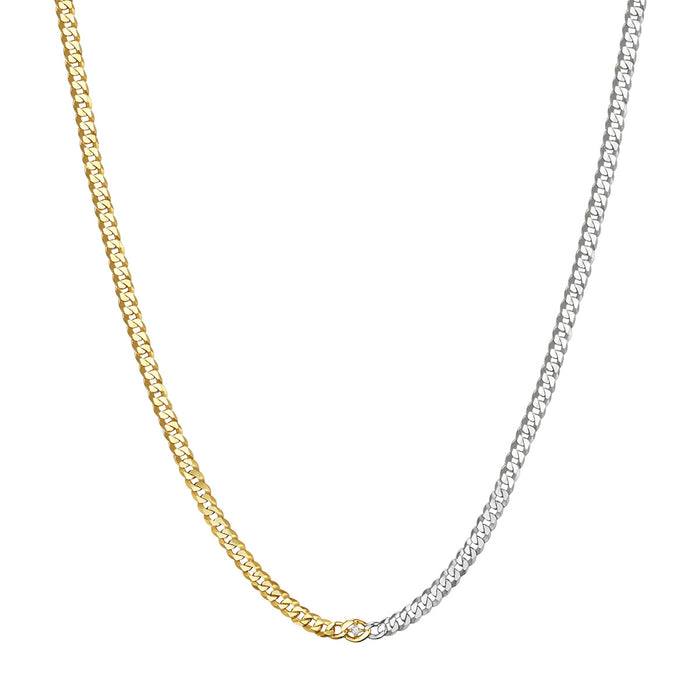 Kette Bi-color mit Zirkonia