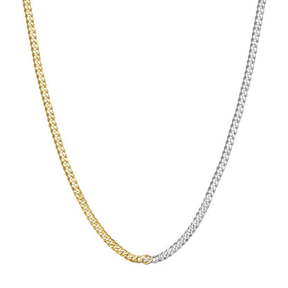 Kette Bi-color mit Zirkonia