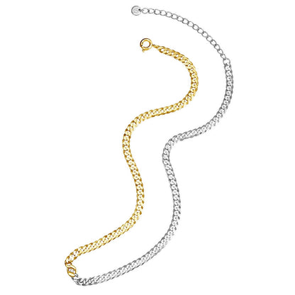 Kette Bi-color mit Zirkonia