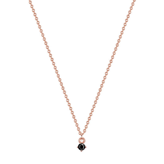 Kette roségold mit Spinell