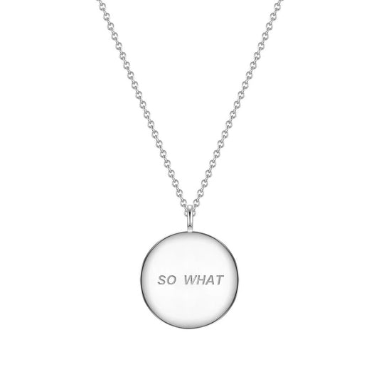 Kette SO WHAT silber