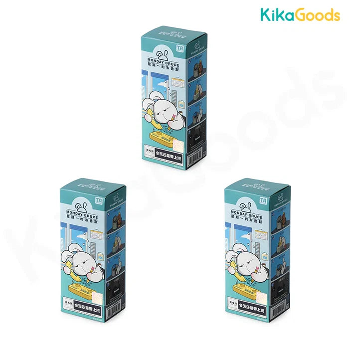 Kika Goods Monday Bruce - Another Working Day Season 4 1/6 Action Figure 1Pc Blind Box