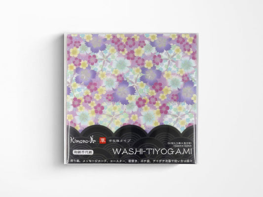 Kimono Floral Washi Paper Pack